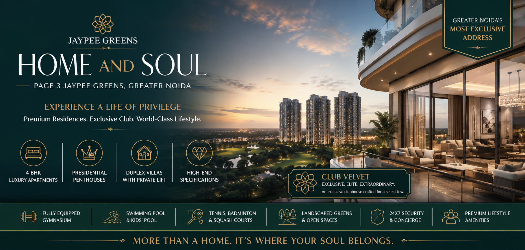 Home and Soul Page 3 Jaypee Greens